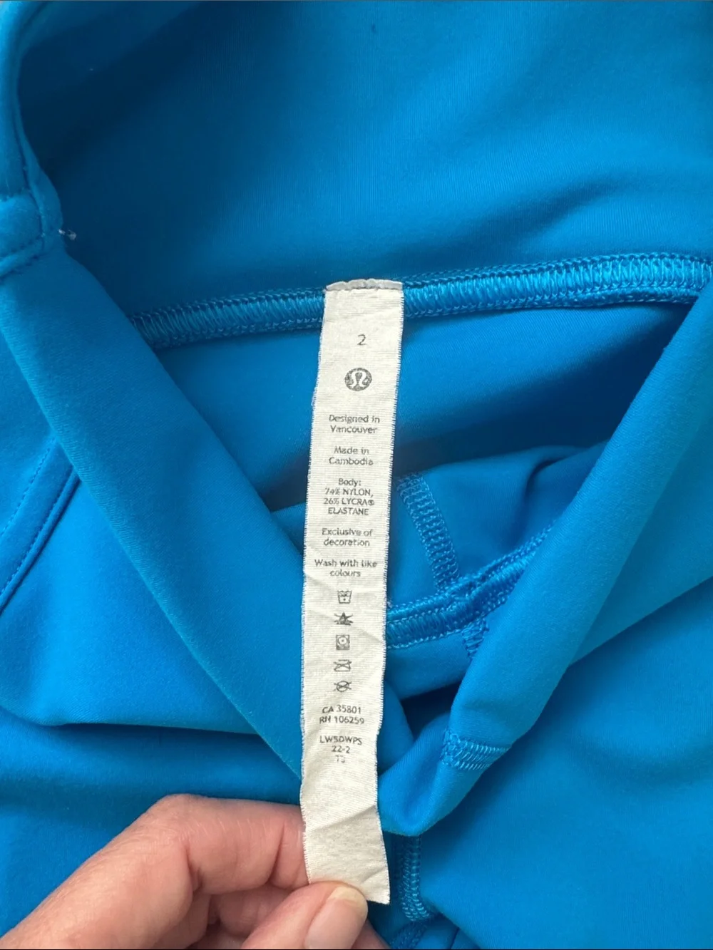 Lululemon InStill High Rise Tight in Poolside Blue Size 2